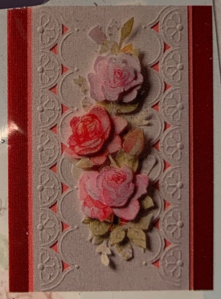 Embossing-Schablone Rand, Spitzbogen